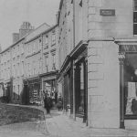 Corner of Russell st showing Warnocks shop - Armagh County Museum collection