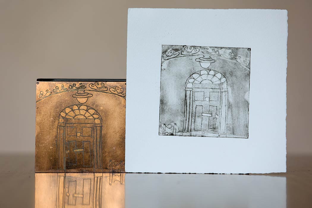 Etching workshop  Photos -’Completed Etches & Prints’